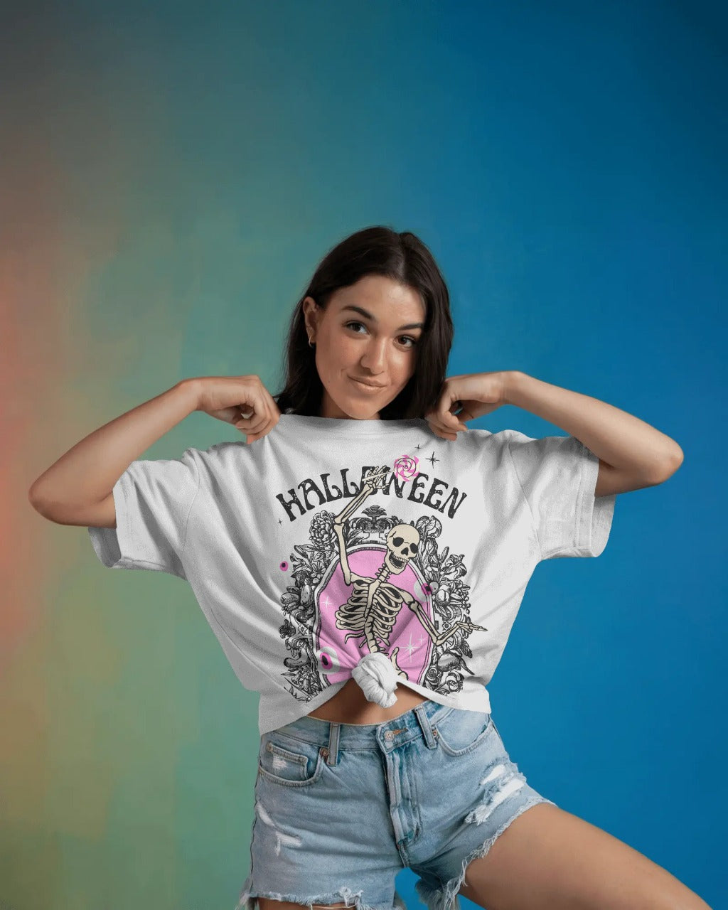 Halloween Skeleton Greeting