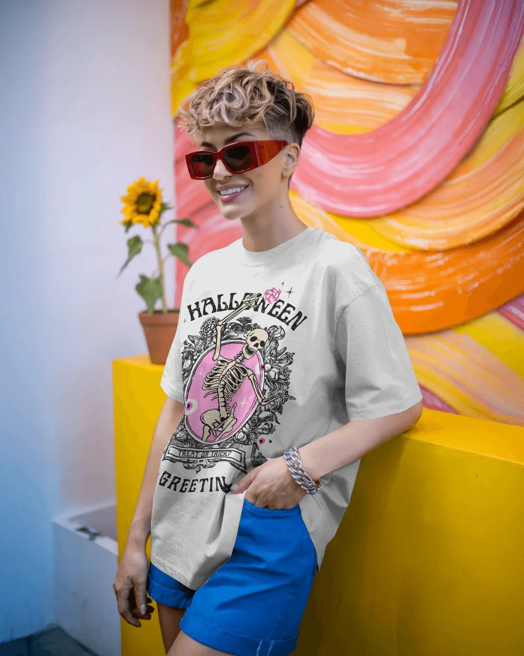 Halloween Skeleton Greeting