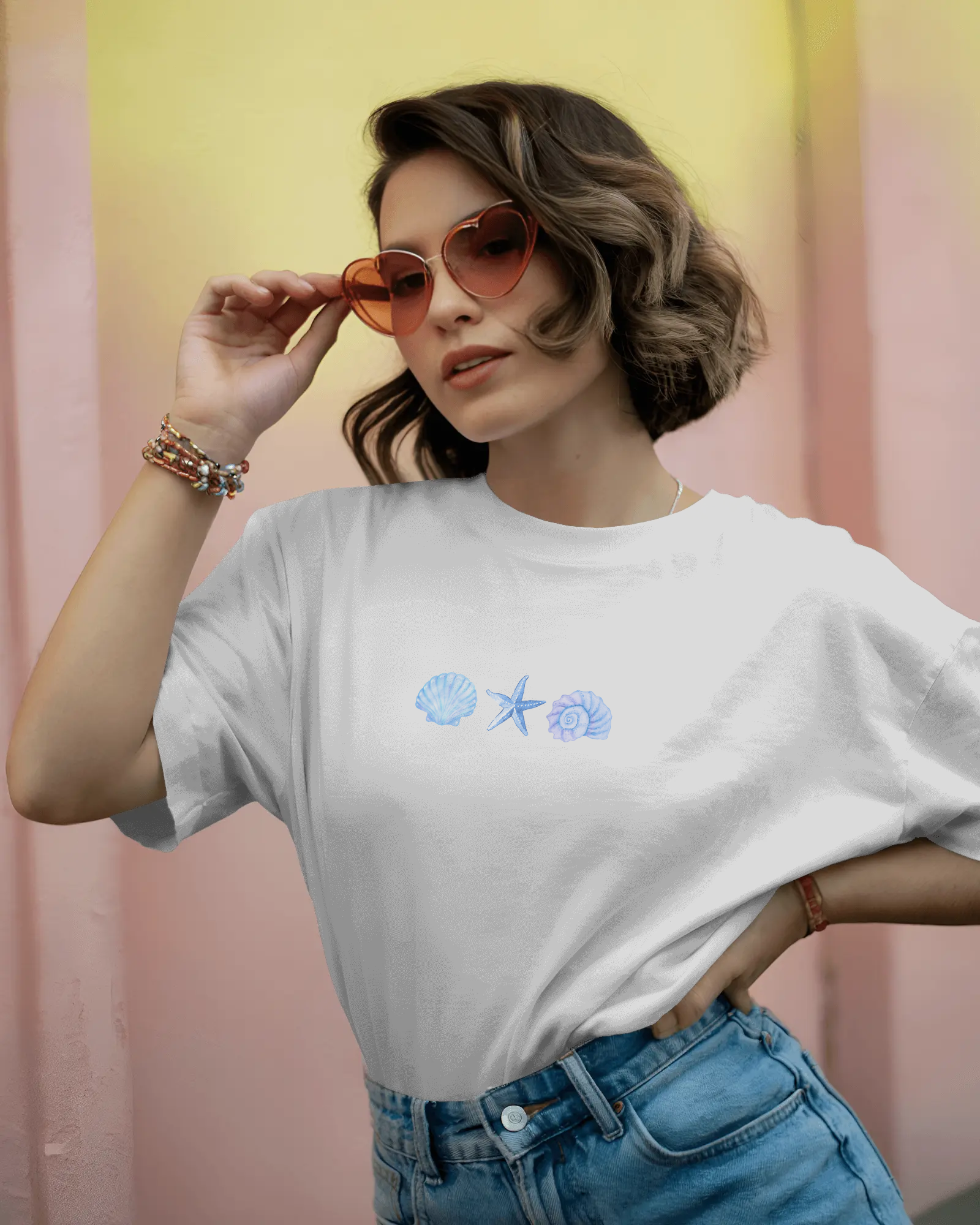 Ocean Swirl Shell Tee