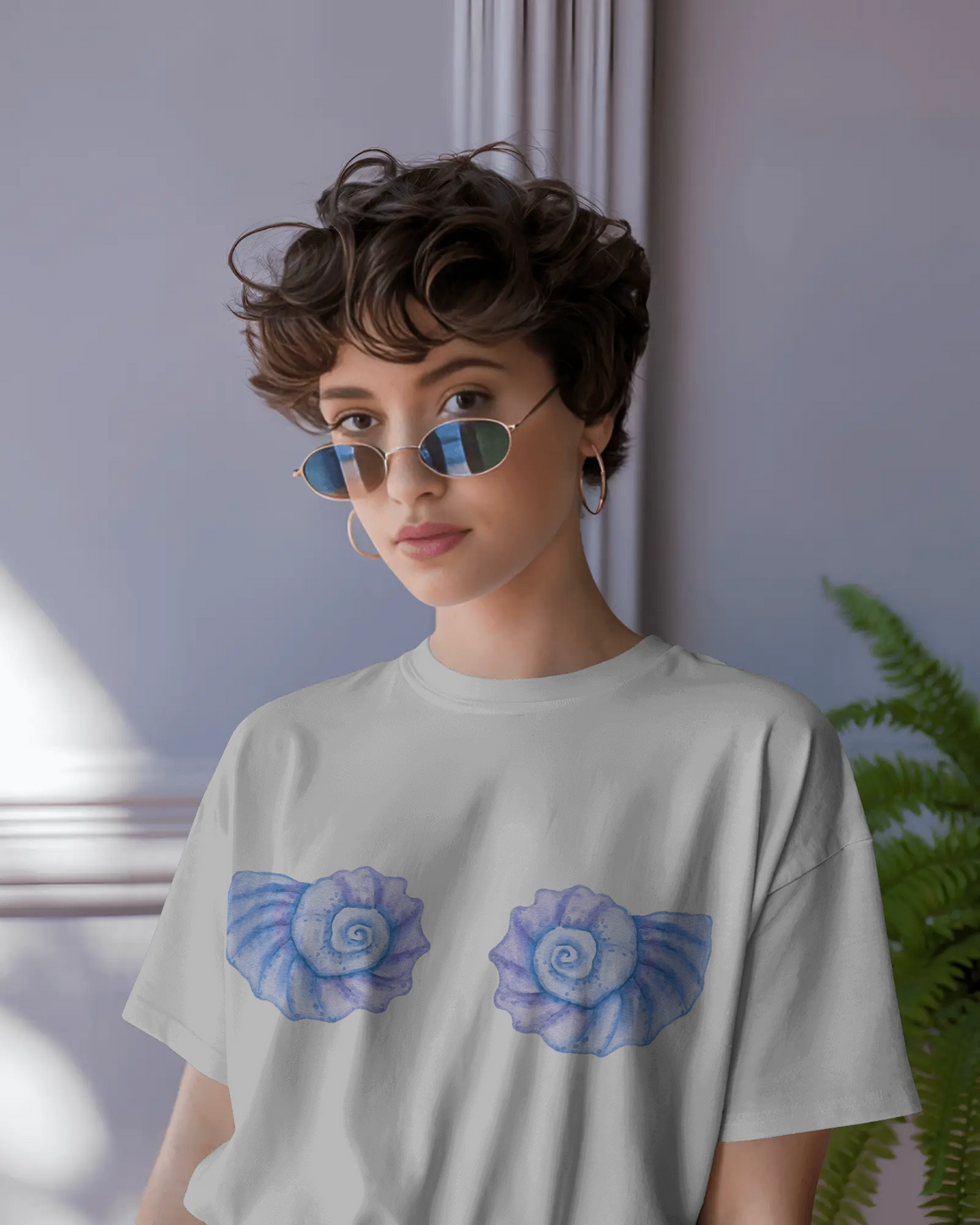Ocean Swirl Shell Tee